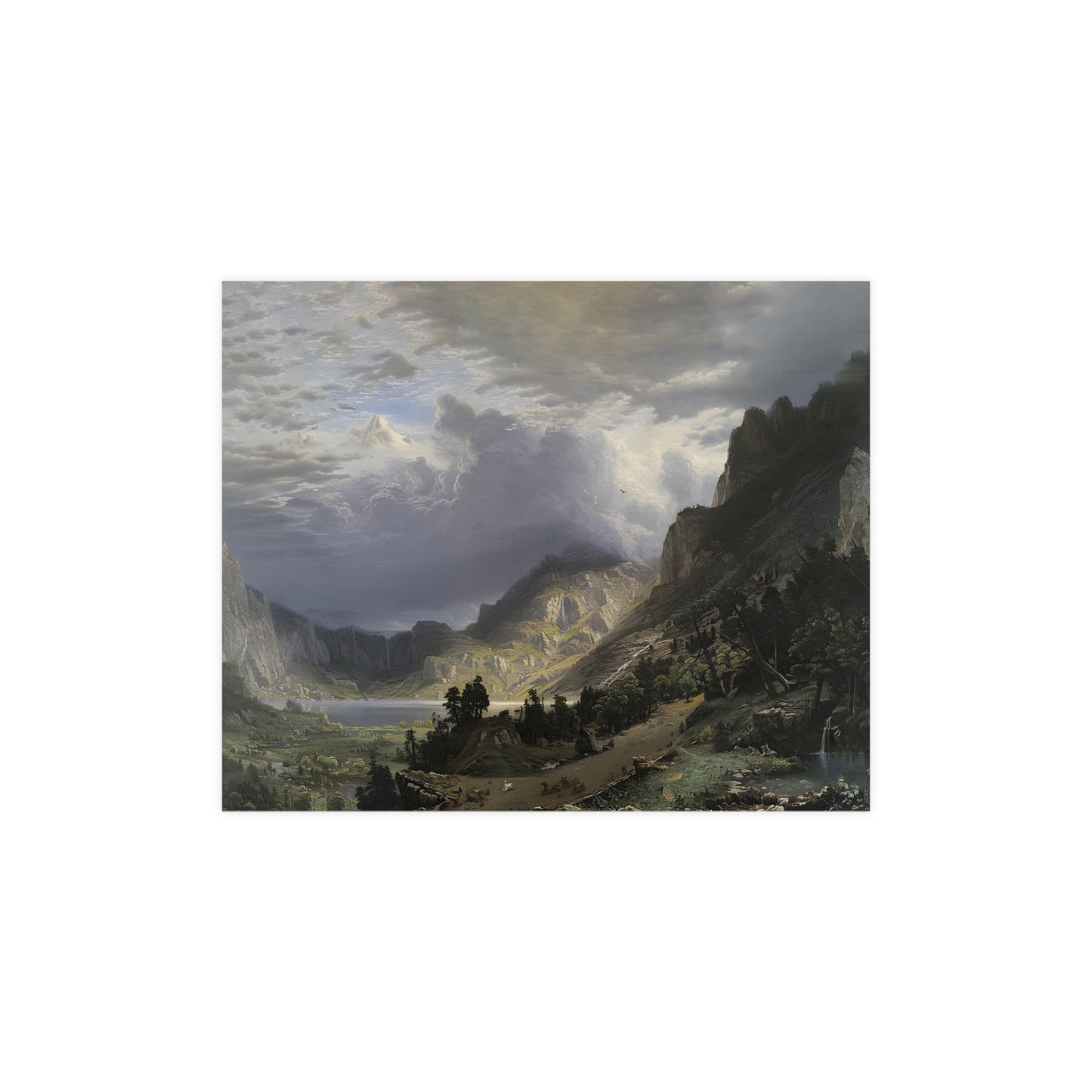 Gloomy Mountain Prints