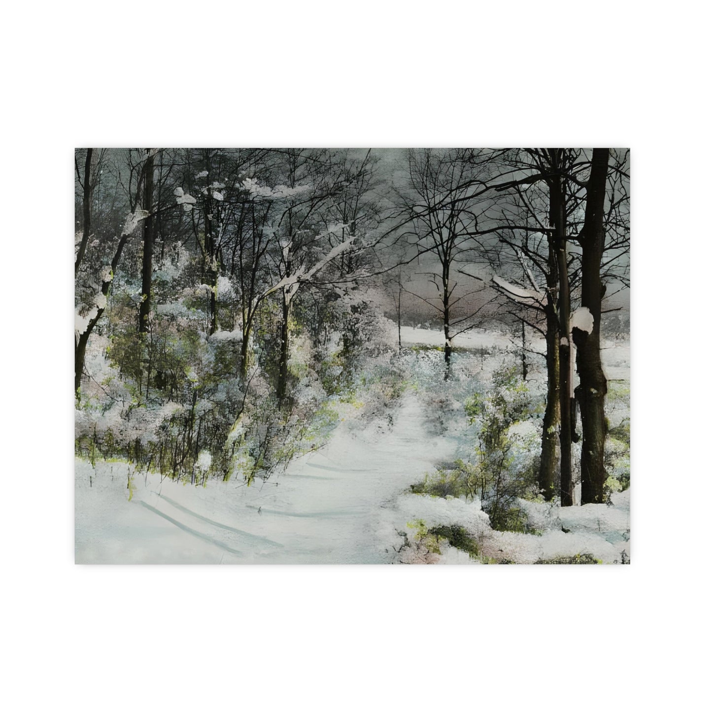 Winter Forest Wall Prints