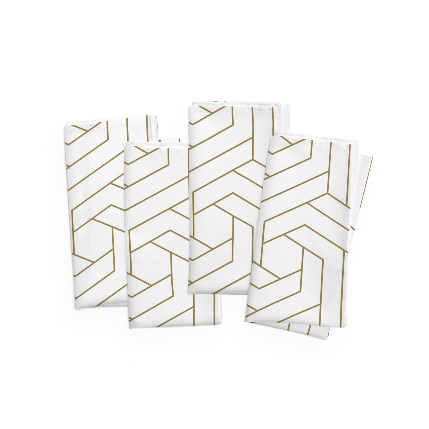 Gold Geometric Napkins