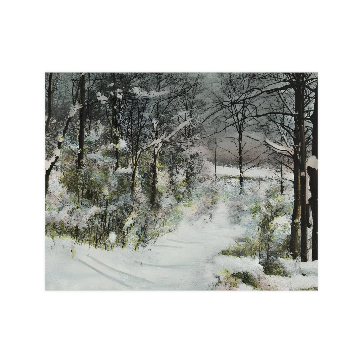 Winter Forest Wall Prints