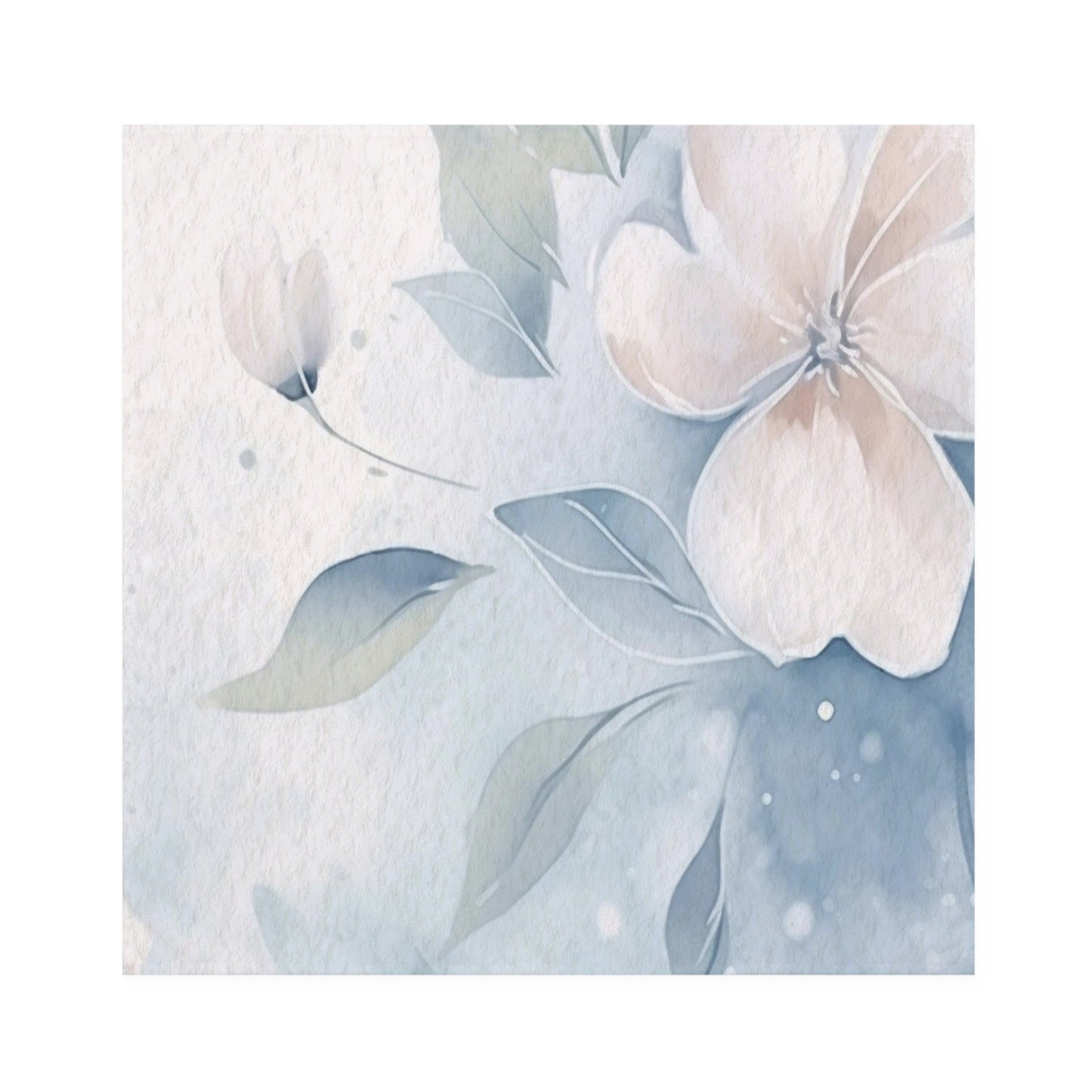 Whimsical White Flowers Napkins