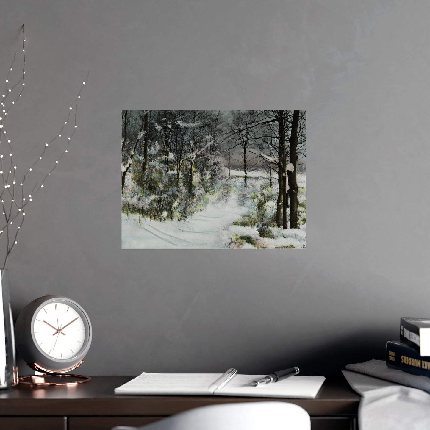 Winter Forest Wall Prints