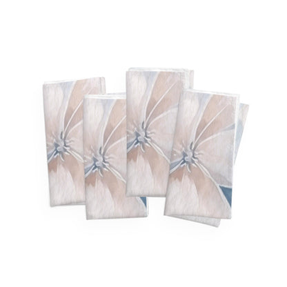 Whimsical White Flowers Napkins