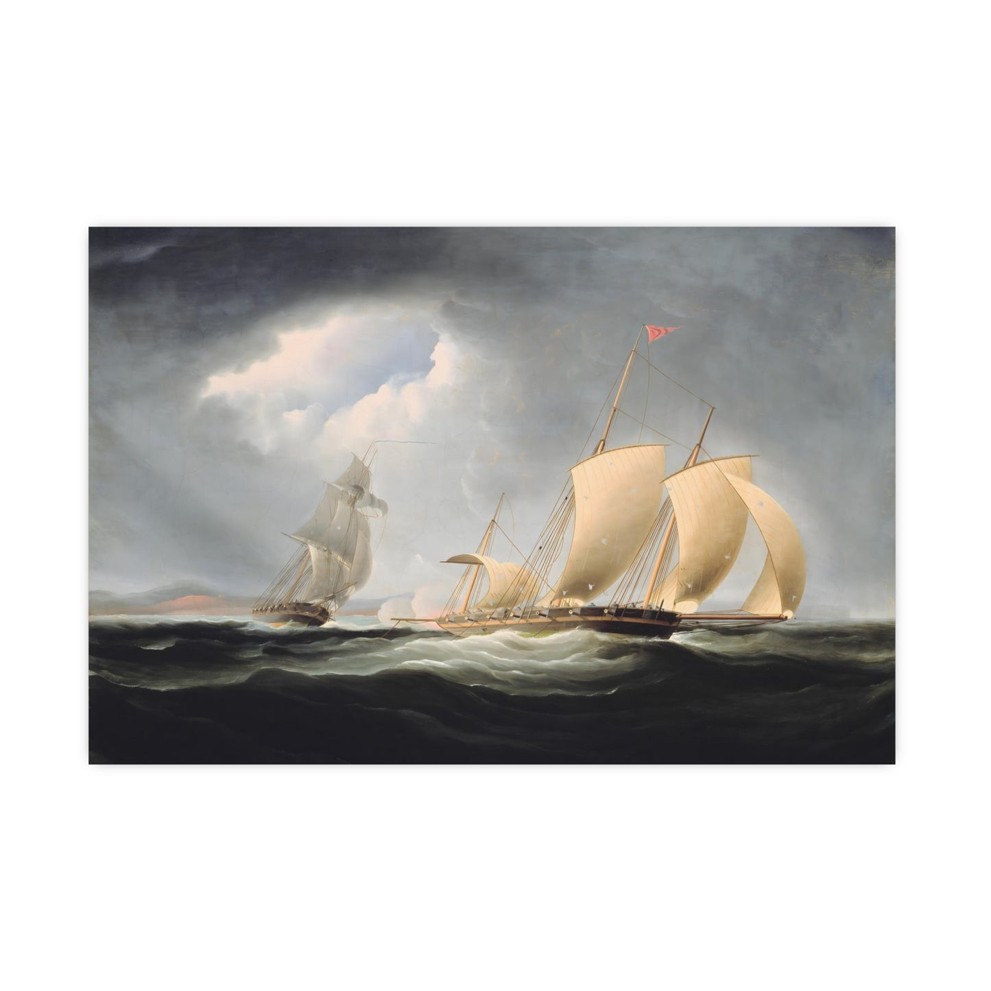 Vintage Sailing Ship Wall Print