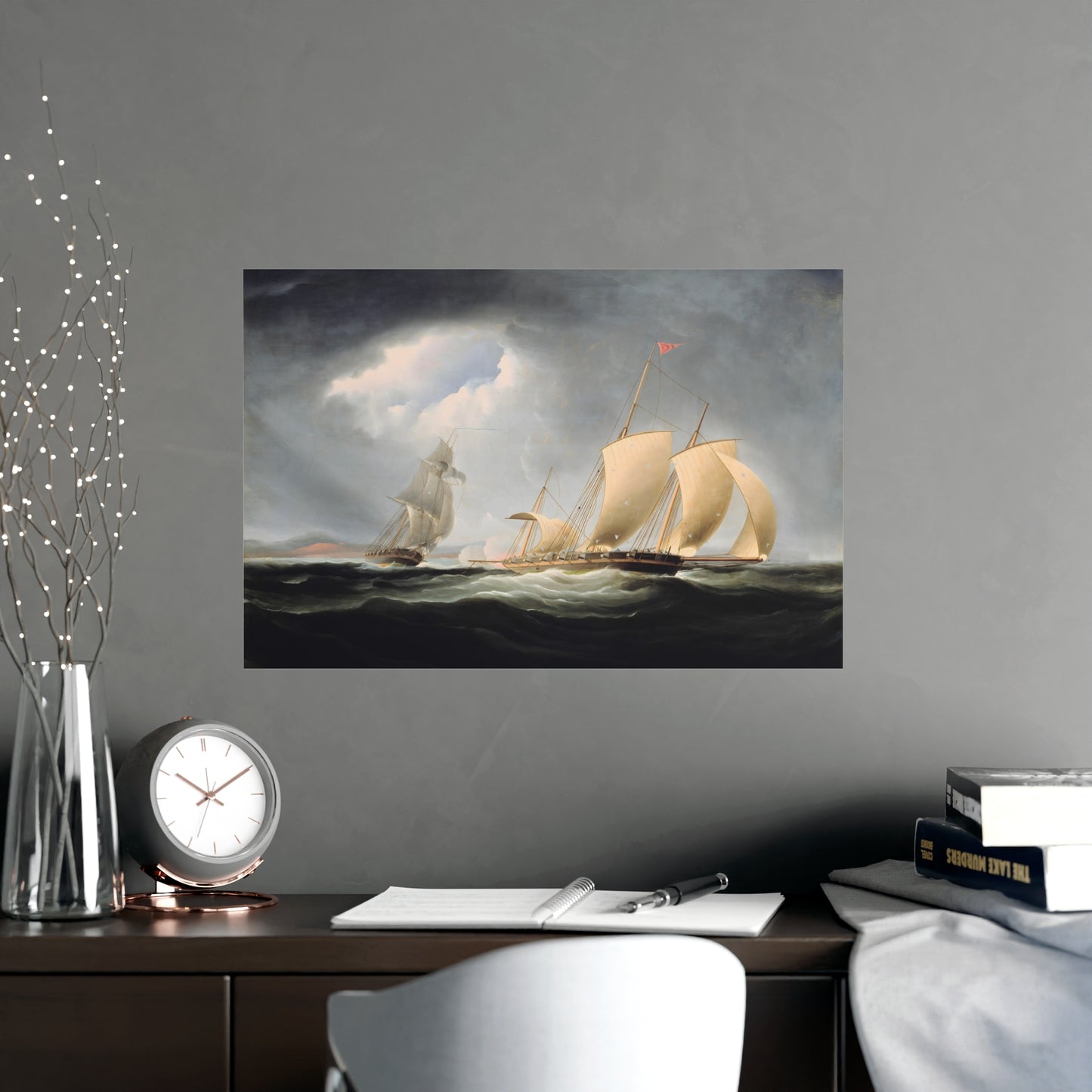 Vintage Sailing Ship Wall Print