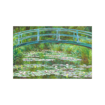 Water Lilies and Japanese Bridge