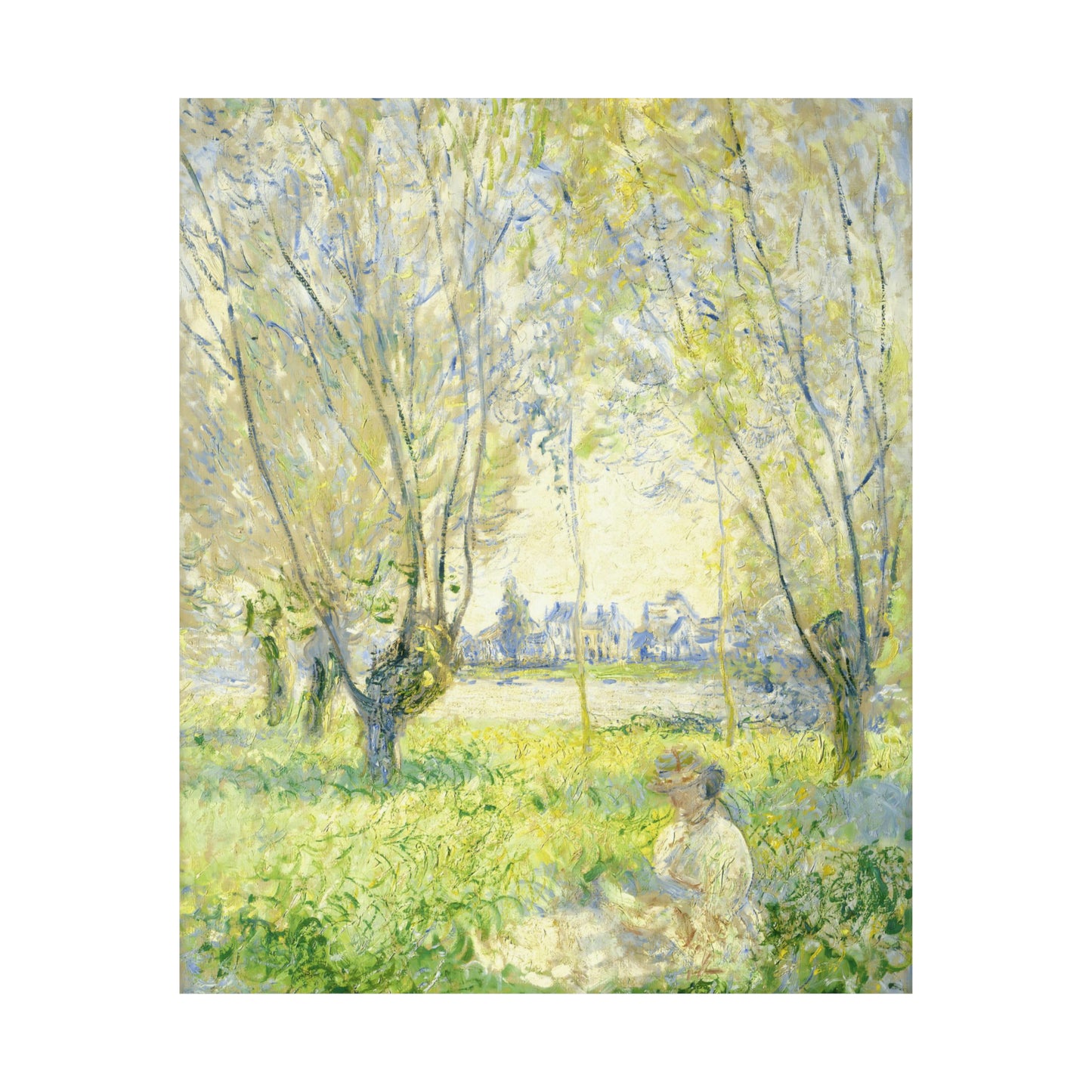 Woman Seated under the Willows