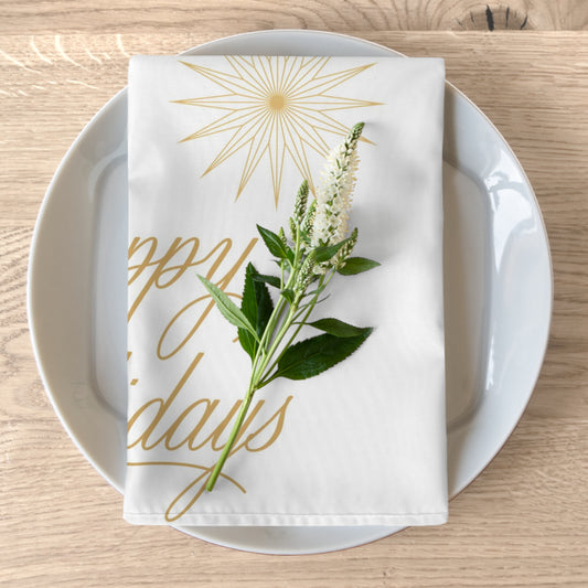 Happy Holiday Celebration Napkins