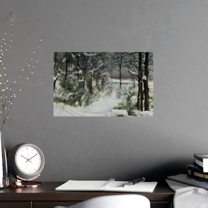 Winter Forest Wall Prints