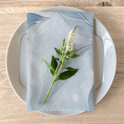 Whimsical White Flowers Napkins