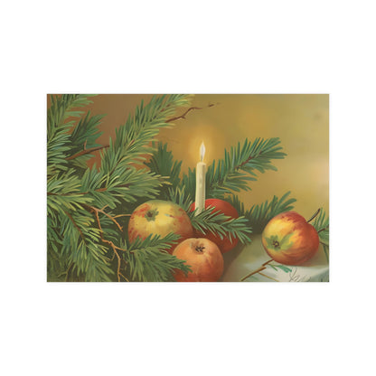 Apple Christmas Decor Prints