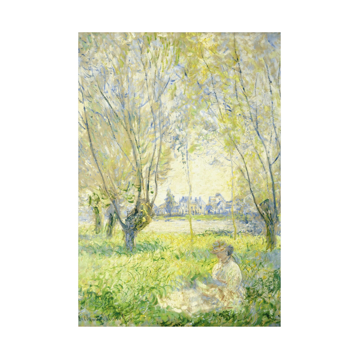 Woman Seated under the Willows