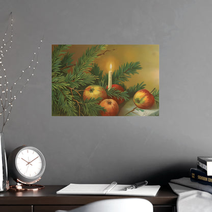 Apple Christmas Decor Prints