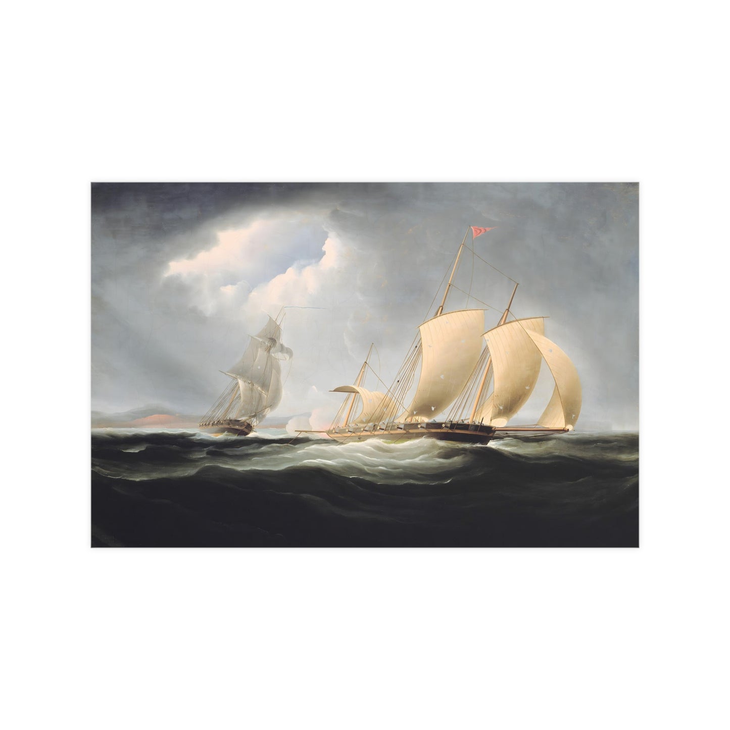 Vintage Sailing Ship Wall Print