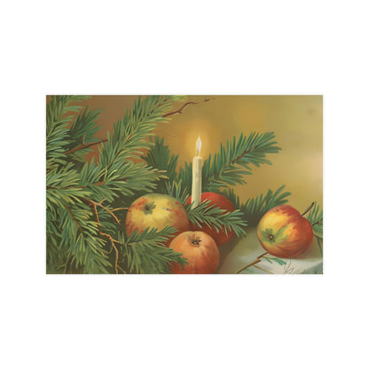 Apple Christmas Decor Prints