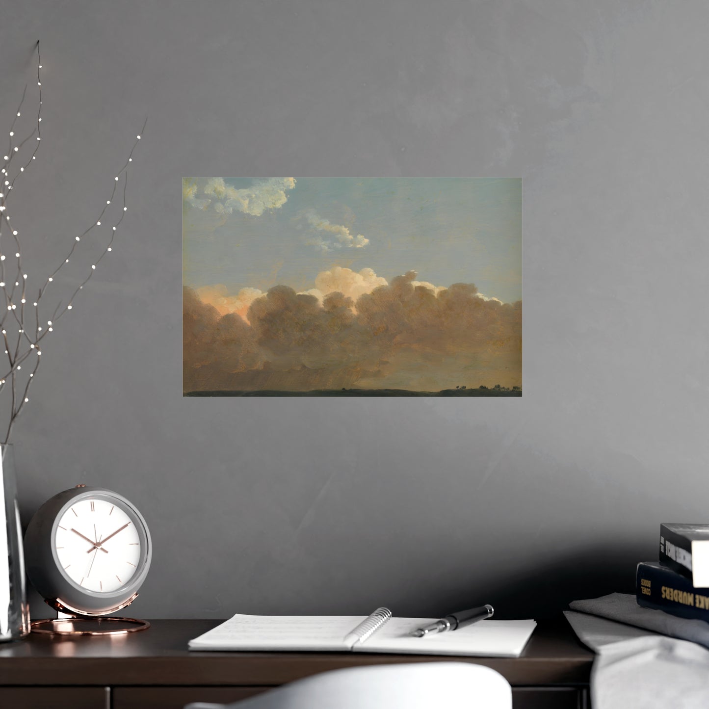 Cloud Portrait Wall Print