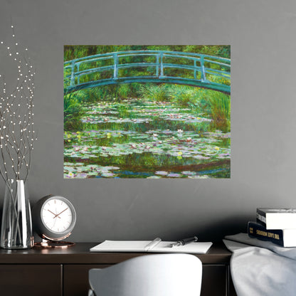 Water Lilies and Japanese Bridge