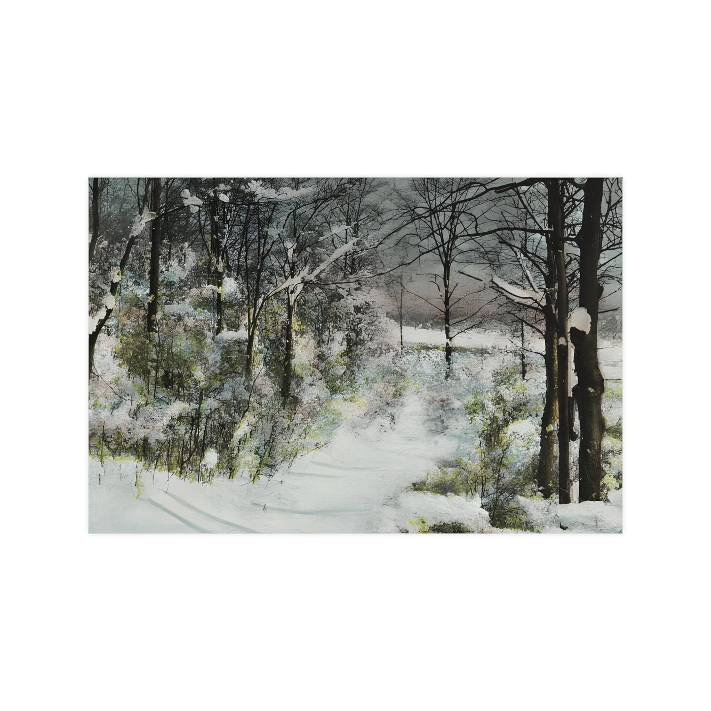 Winter Forest Wall Prints