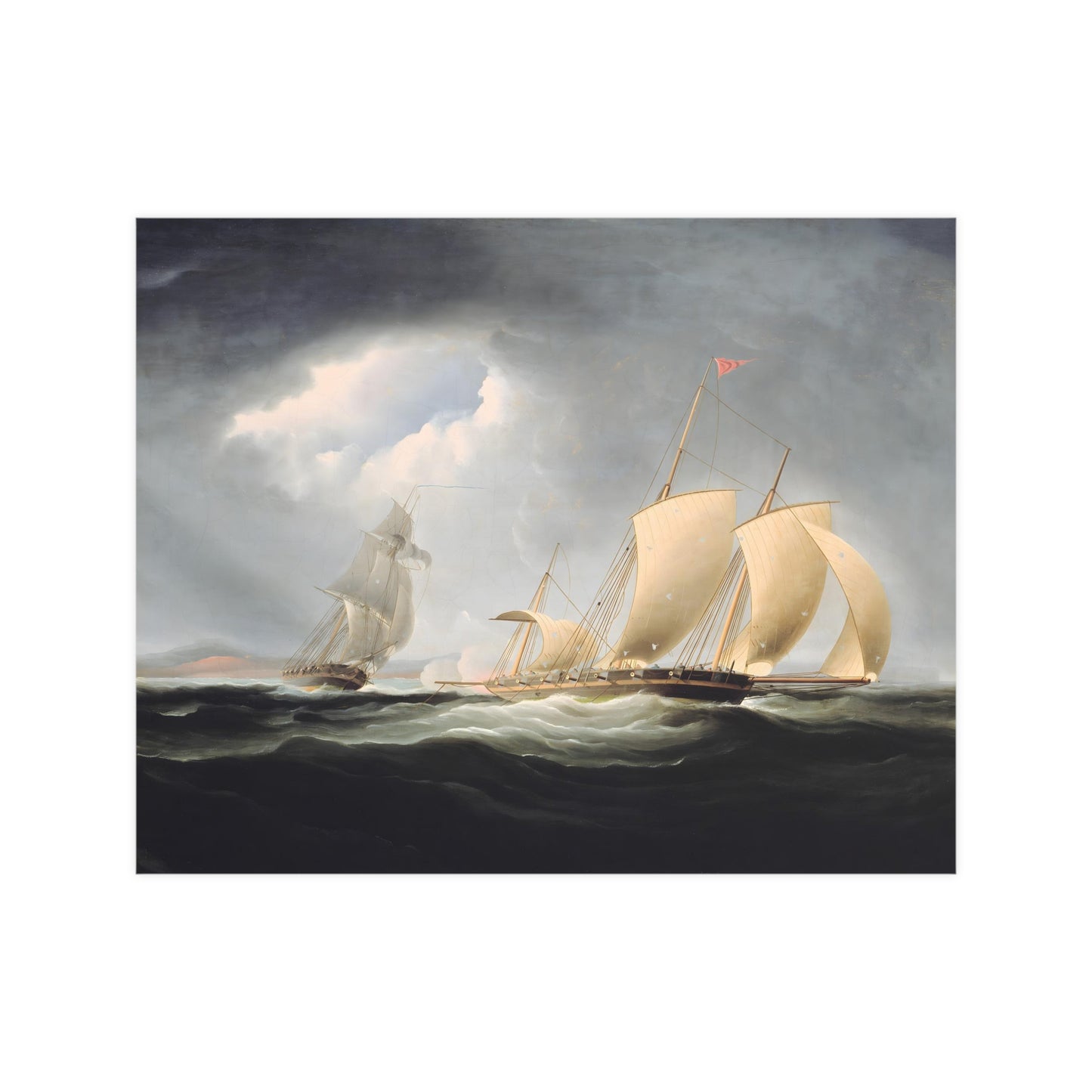 Vintage Sailing Ship Wall Print