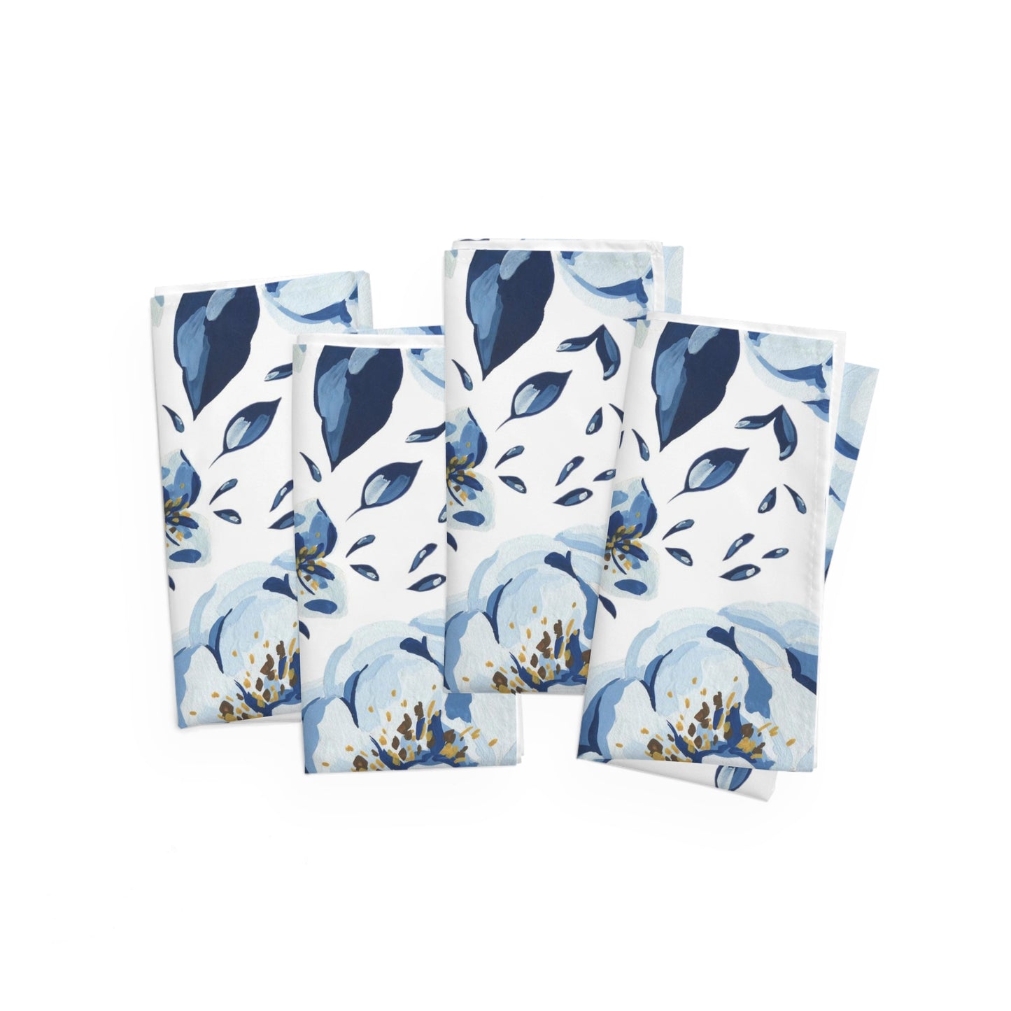 Blue Floral Napkins