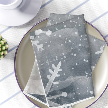 Snow Storm Napkins