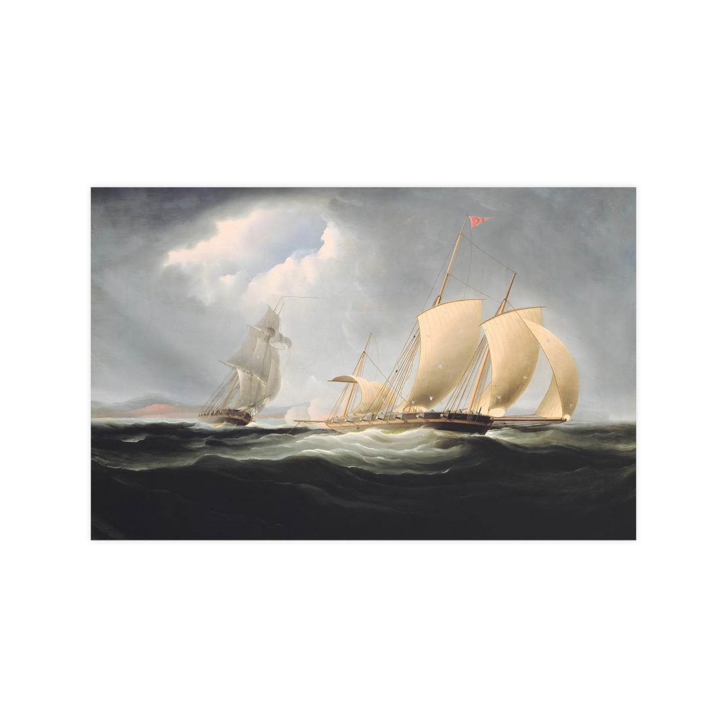 Vintage Sailing Ship Wall Print