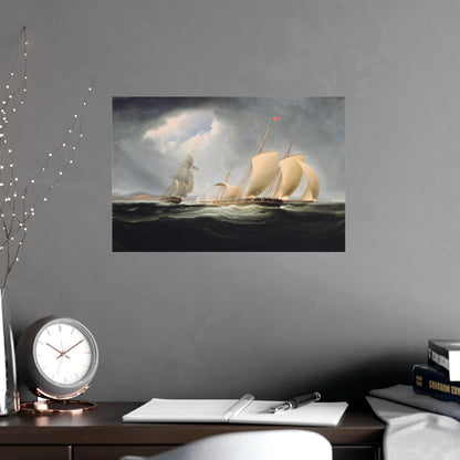 Vintage Sailing Ship Wall Print