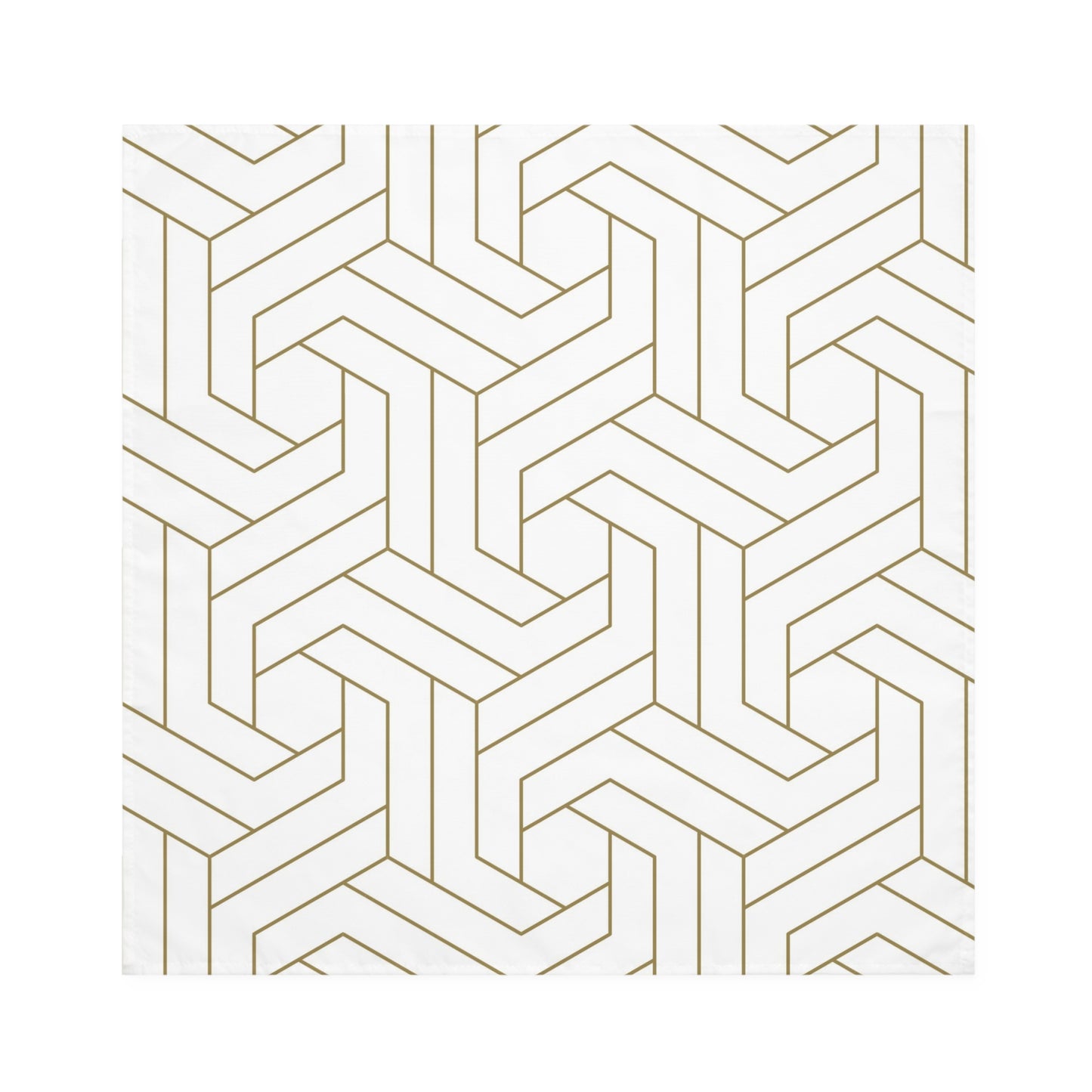 Gold Geometric Napkins