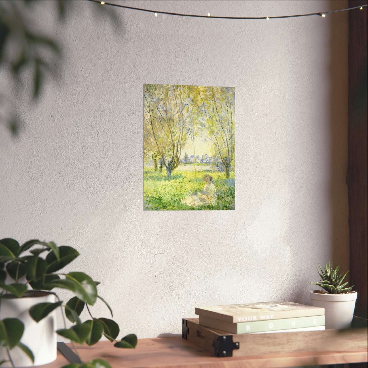 Woman Seated under the Willows