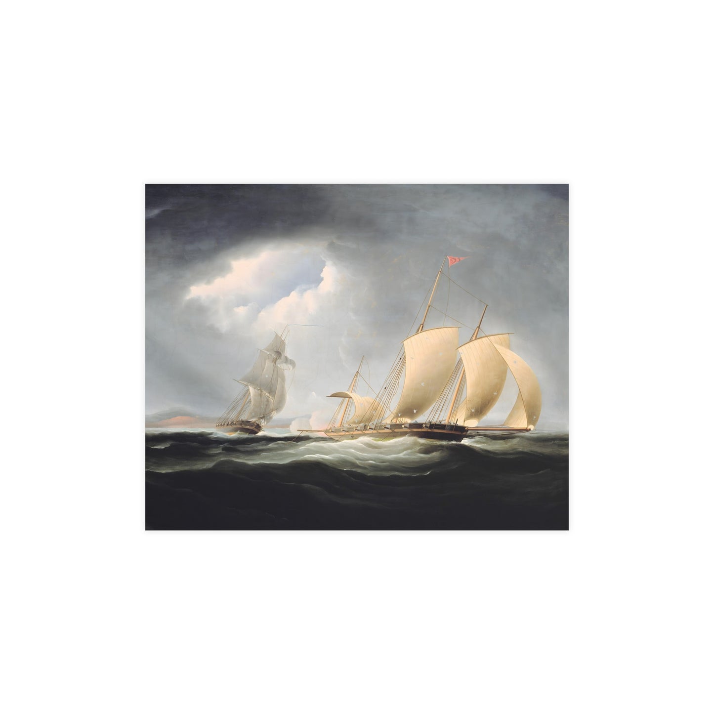 Vintage Sailing Ship Wall Print