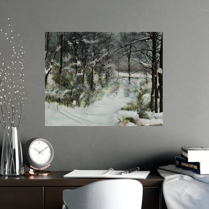 Winter Forest Wall Prints