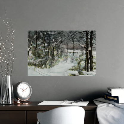 Winter Forest Wall Prints